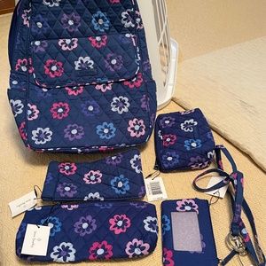 Vera Bradley Backpack with Accessories